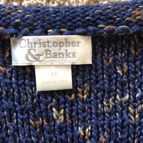 Blue multicolored sweater - Picture 3 of 3